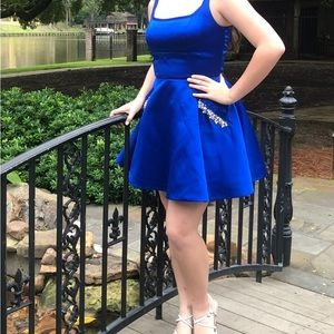 Sherri Hill size 6 royal blue